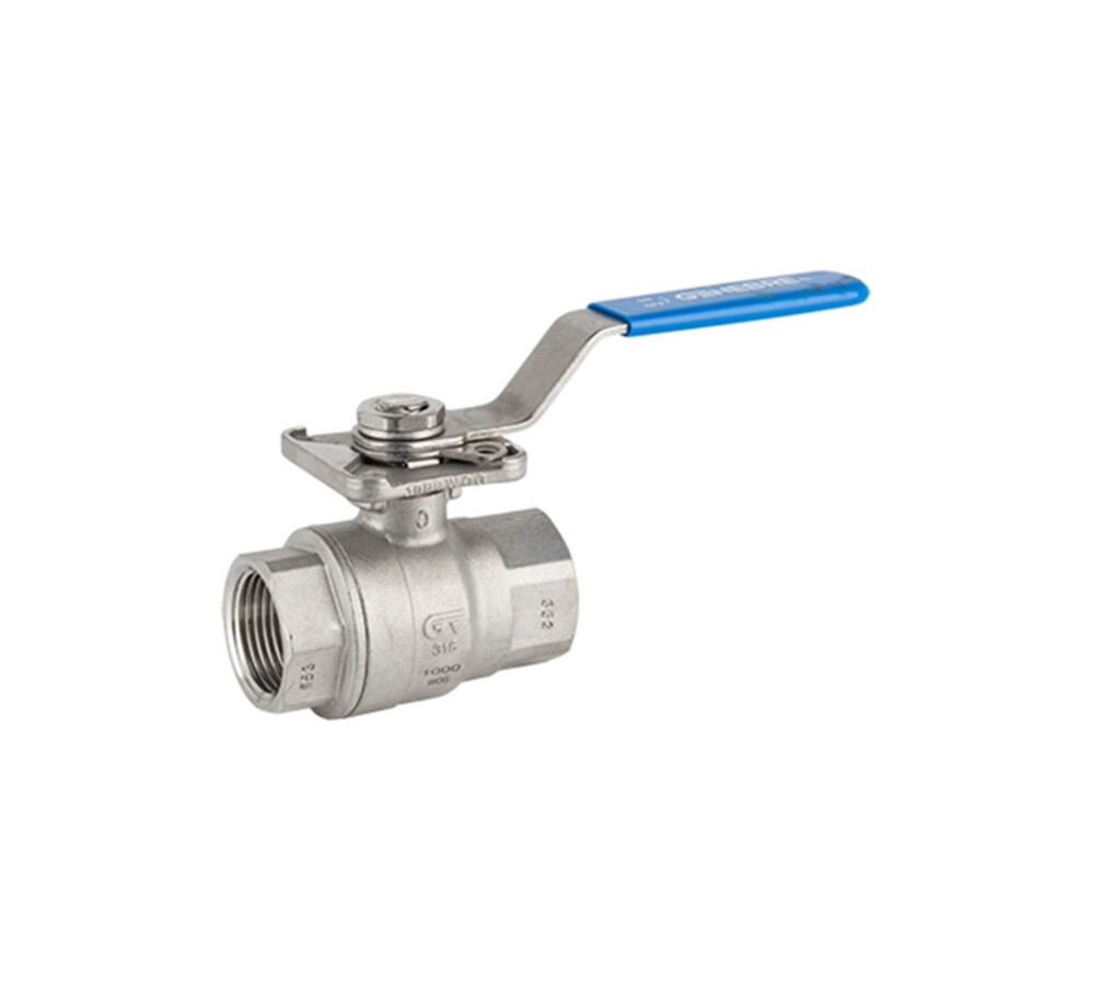 2 pcs full bore ball valve