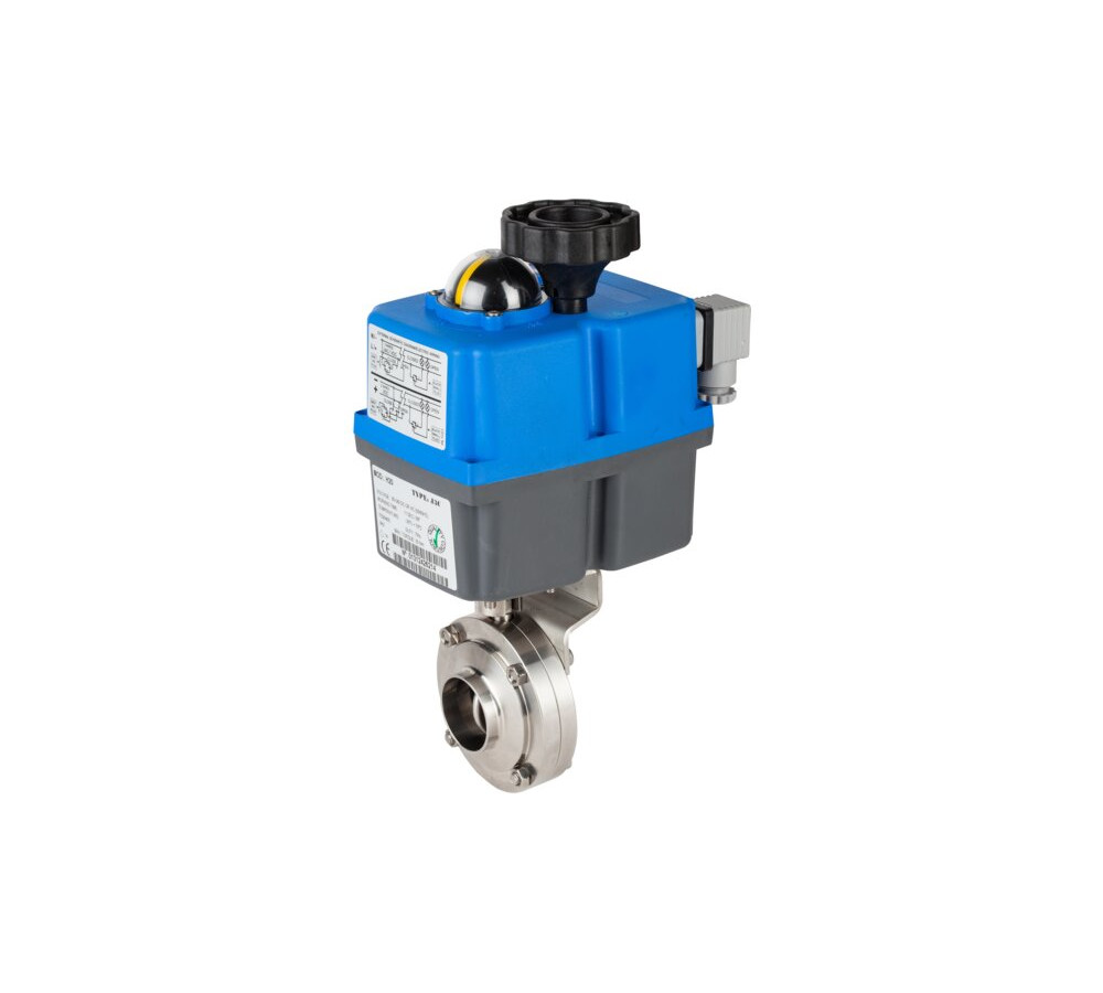 Butterfly valve end welded/welded